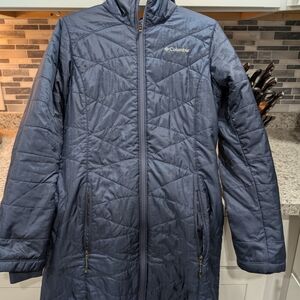 Columbia Dark Blue Quilted Coat
